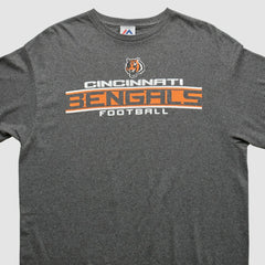 Fanatics Cincinnati Bengals Majestic 2010s T-shirt Dark Heather Gray Vintage