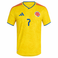 Luis Diaz Colombia National Team 2026 Home Jersey Yellow - Adidas for sale