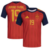 Lamine Yamal Spain National Team 2026 Home Replica Jersey Red - Adidas sale