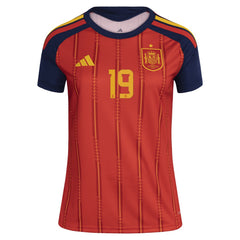 Lamine Yamal Spain National Team Women's 2026 Home Replica Jersey Red - Adidas for sale