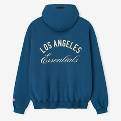 Los Angeles Dodgers Fear of God x MLB Unisex Sport Hoodie - Blue - MLB Discount