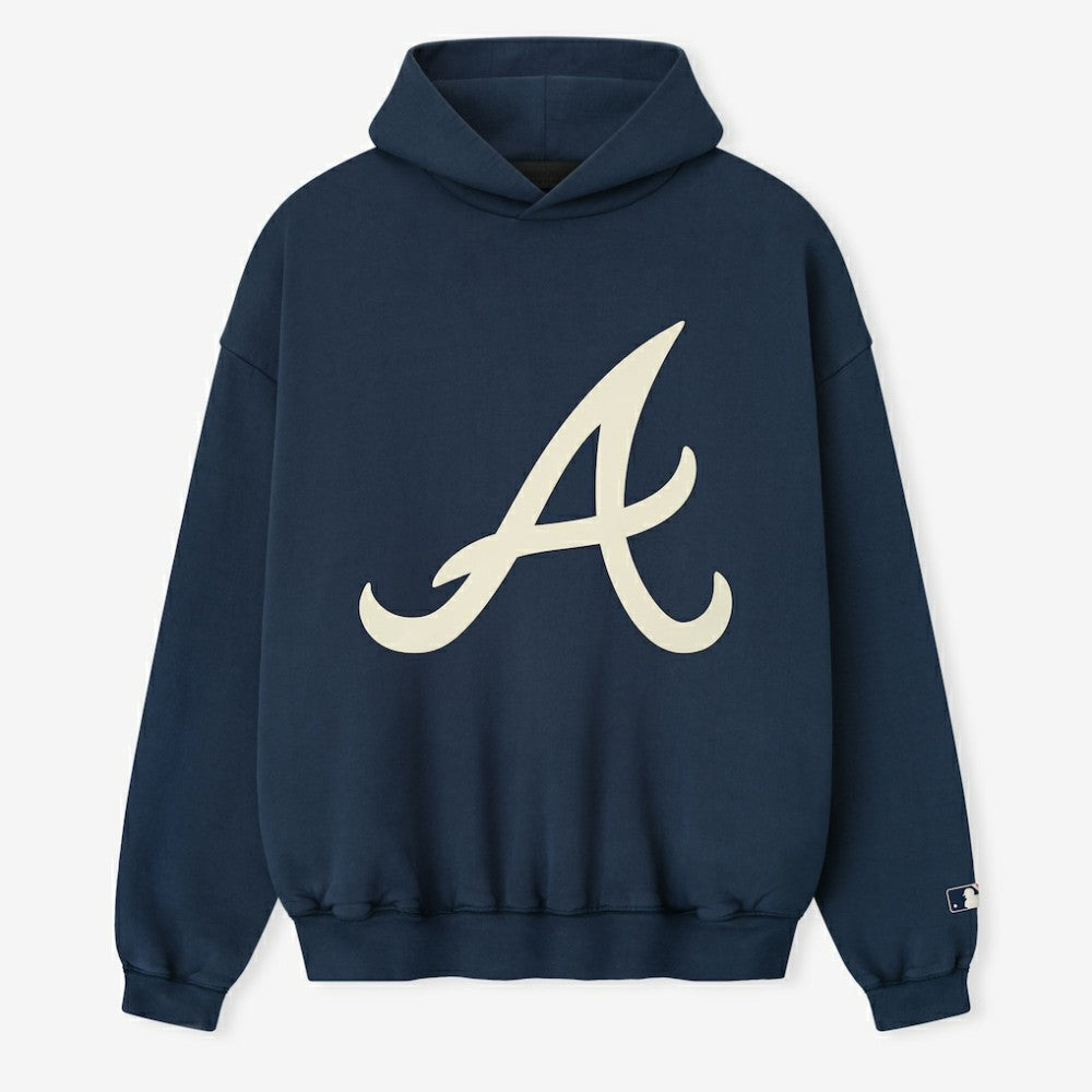 Atlanta Braves Fear of God x MLB Unisex Sport Hoodie - Navy - MLB Sale