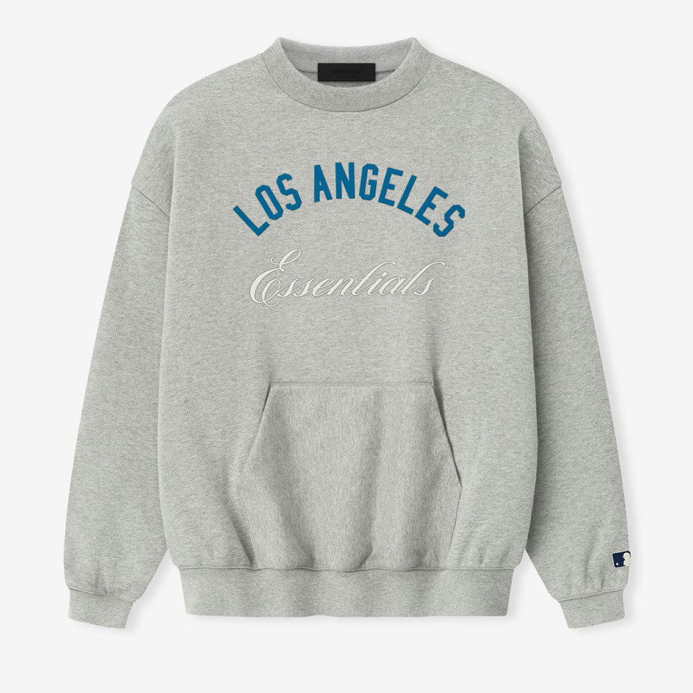 Los Angeles Dodgers Fear of God x MLB Unisex Sport Sweatshirt - Heather Gray - MLB Discount