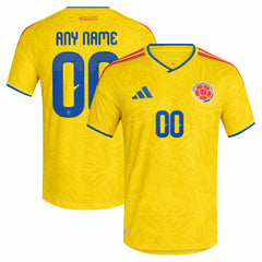 Colombia National Team FIFA x World Cup 2026 Home On Field Custom Jersey Yellow - Adidas outlet