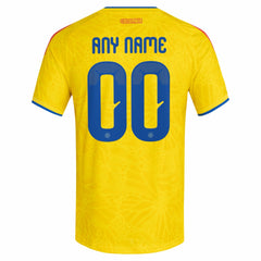 Colombia National Team FIFA x World Cup 2026 Home On Field Custom Jersey Yellow - Adidas outlet