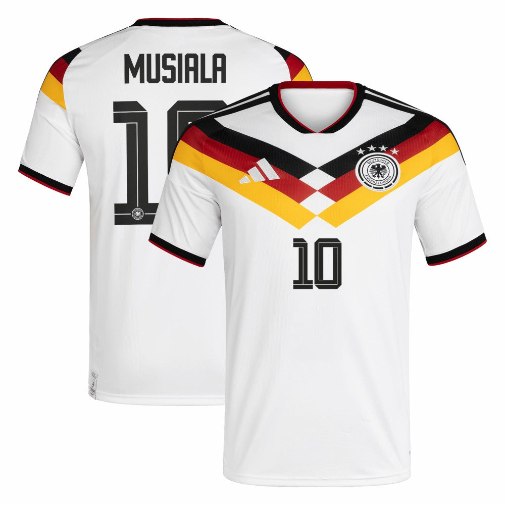 Jamal Musiala Germany National Team 2026 Home Replica Jersey White - Adidas cheap