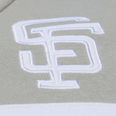 San Francisco Giants Mitchell & Ness Cooperstown Collection Thunderstorm Head Coach Hoodie - Gray - Mitchell & Ness Discount