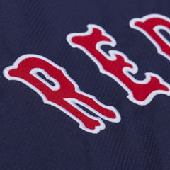 Boston Red Sox Mitchell & Ness Full-Snap Hooded Coaches Jacket - Navy - Mitchell & Ness on Sale
