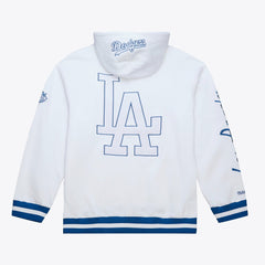 Los Angeles Dodgers Mitchell & Ness Cooperstown Collection Fleece Hoodie - White - Mitchell & Ness Discount