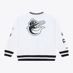 Baltimore Orioles Mitchell & Ness Arctic Fleece Sweatshirt - White - Mitchell & Ness Discount