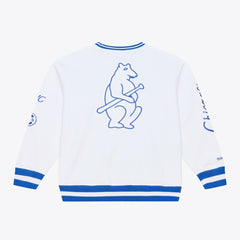 Chicago Cubs Mitchell & Ness Arctic Fleece Sweatshirt - White - Mitchell & Ness Discount