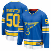 Jordan Binnington St. Louis Blues Fanatics Home Breakaway Jersey - Blue - NHL 203661359