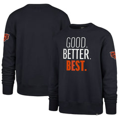 47 brand Chicago Bears '47 Good. Better. Best. Headline Sweatshirt Navy
