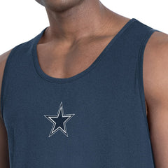 Dallas Cowboys MSX by Michael Strahan Energy Scoop Neck Tank Top Navy