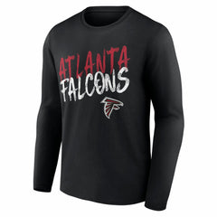 Atlanta Falcons Hustle Long Sleeve T-Shirt Black