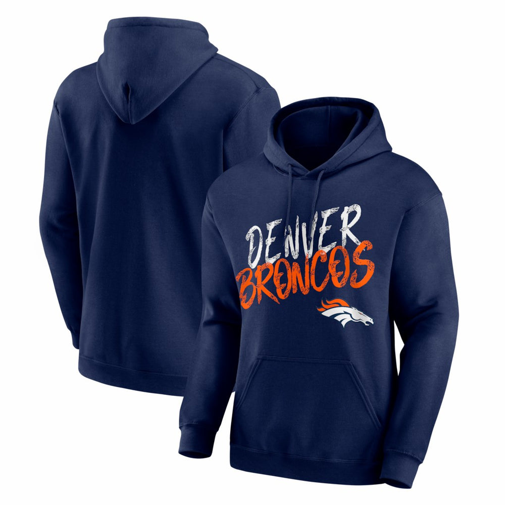 Denver Broncos Hustle Hoodie Navy