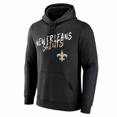 New Orleans Saints Hustle Hoodie Black