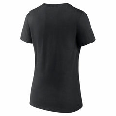Pittsburgh Steelers Women's Hustle V-Neck T-Shirt Black