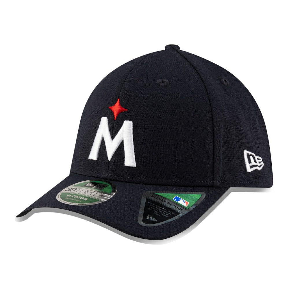 Minnesota Twins New Era Player Replica 39THIRTY M-Crown Flex Hat - Navy - New Era Sale