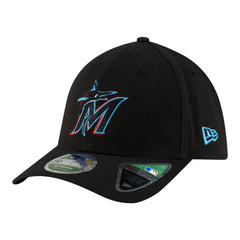 Miami Marlins New Era Player Replica 39THIRTY M-Crown Flex Hat - Black - New Era Sale