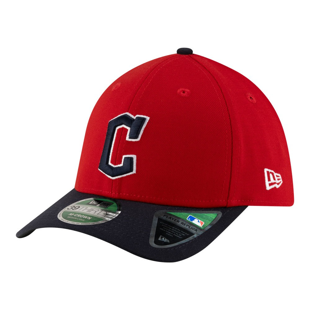 Cleveland Guardians New Era Player Replica 39THIRTY M-Crown Flex Hat - Red - New Era Lifestyle