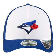 Toronto Blue Jays New Era Player Replica 39THIRTY M-Crown Flex Hat - White/Royal - New Era Online