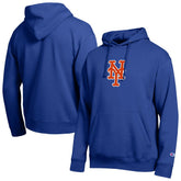 New York Mets Champion All Star Embroidered Logo Hoodie - Royal - MLB on Sale