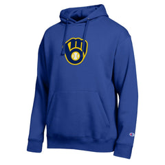 Milwaukee Brewers Champion All Star Embroidered Logo Hoodie - Royal - MLB Online