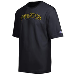 Pittsburgh Pirates Champion All Star Chenille Wordmark T-Shirt - Black - MLB Discount