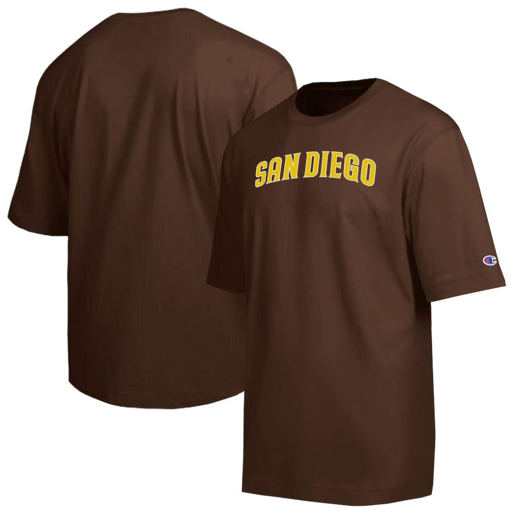 San Diego Padres Champion All Star Chenille Wordmark T-Shirt - Brown - MLB on Sale