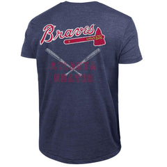 Atlanta Braves Champion Tri-Blend T-Shirt - Navy - MLB Online