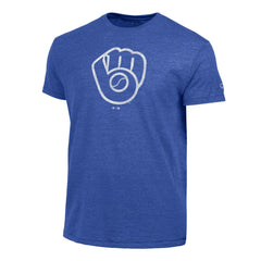 Milwaukee Brewers Champion Tri-Blend T-Shirt - Heather Royal - MLB Discount