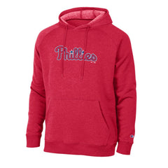 Philadelphia Phillies Champion Triumph Tri-Blend Raglan Hoodie - Red - MLB Lifestyle
