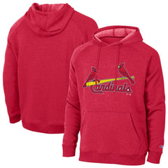St. Louis Cardinals Champion Triumph Tri-Blend Raglan Hoodie - Red - MLB Online
