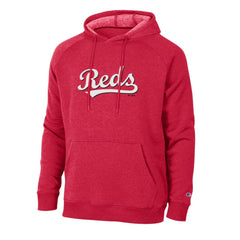 Cincinnati Reds Champion Triumph Tri-Blend Raglan Hoodie - Red - MLB Sale