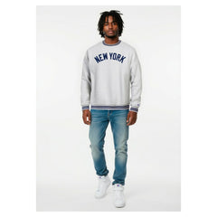 New York Yankees Champion Reverse Weave Sweatshirt - Heather Gray - MLB Sale