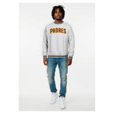 San Diego Padres Champion Reverse Weave Sweatshirt - Heather Gray - MLB Lifestyle