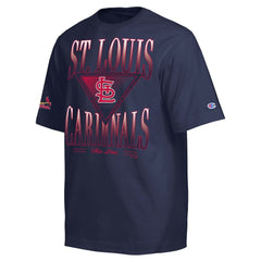 St. Louis Cardinals Champion Traditions Two Locations T-Shirt - Navy - MLB Sale