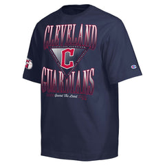 Cleveland Guardians Champion Traditions Two Locations T-Shirt - Navy - MLB Sale