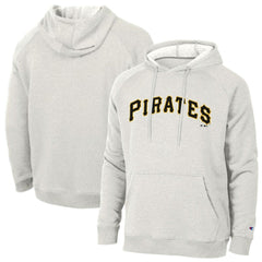 Pittsburgh Pirates Champion Triumph Tri-Blend Raglan Hoodie - Heathered Core Ultra Light Grey - MLB Online