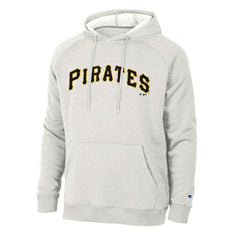Pittsburgh Pirates Champion Triumph Tri-Blend Raglan Hoodie - Heathered Core Ultra Light Grey - MLB Online