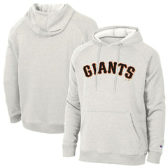 San Francisco Giants Champion Triumph Tri-Blend Raglan Hoodie - Heathered Core Ultra Light Grey - MLB Sale