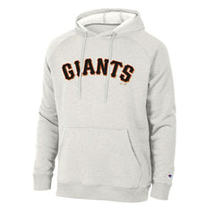 San Francisco Giants Champion Triumph Tri-Blend Raglan Hoodie - Heathered Core Ultra Light Grey - MLB Sale