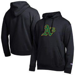 Athletics Champion All Star Embroidered Logo Hoodie - Black - MLB Online