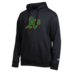 Athletics Champion All Star Embroidered Logo Hoodie - Black - MLB Online
