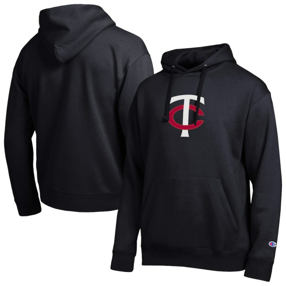 Minnesota Twins Champion All Star Embroidered Logo Hoodie - Black - MLB Online