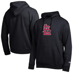 St. Louis Cardinals Champion All Star Embroidered Logo Hoodie - Black - MLB Lifestyle