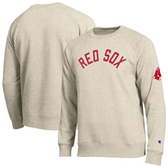 Boston Red Sox Champion All-Star Soft Felt Sweatshirt - Oatmeal - MLB Lifestyle