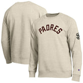 San Diego Padres Champion All-Star Soft Felt Sweatshirt - Oatmeal - MLB on Sale