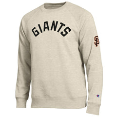 San Francisco Giants Champion All-Star Soft Felt Sweatshirt - Oatmeal - MLB Lifestyle